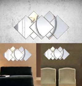 DECORATION MURALE SQUARE PACK 7PCS DM008