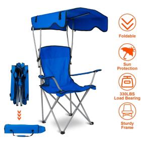 Chaise Longue Pliable Avec Porte Goblet Et Ombrelle - Summer 2025