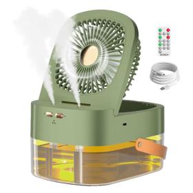 Ventilateur 3 Vitesses et Brumisateur avec Grand Réservoir – مروحة ومعطر جو 2في1 - FAN1