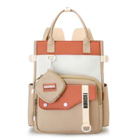 Ensemble de sacs d’école Kawai pour Enfants 2Pcs Avec Pochette Beige – محفظة 2 قطع كاواي مع محفظة صغيرة بيج SAC20025